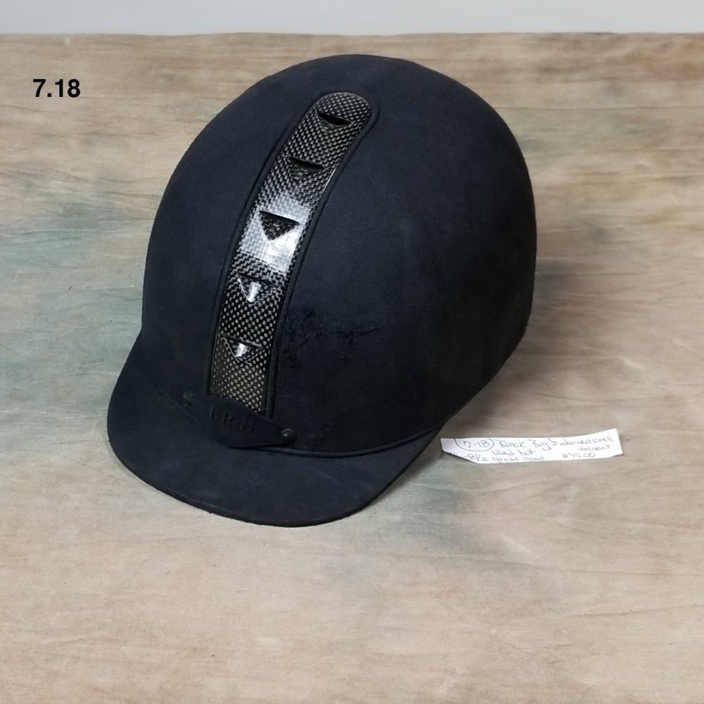 Used "BIG" International Eques. Helmet Black